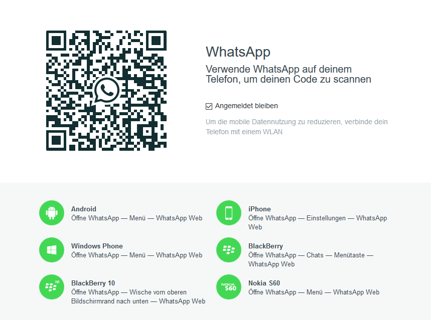 WhatsApp Web - QR-Code